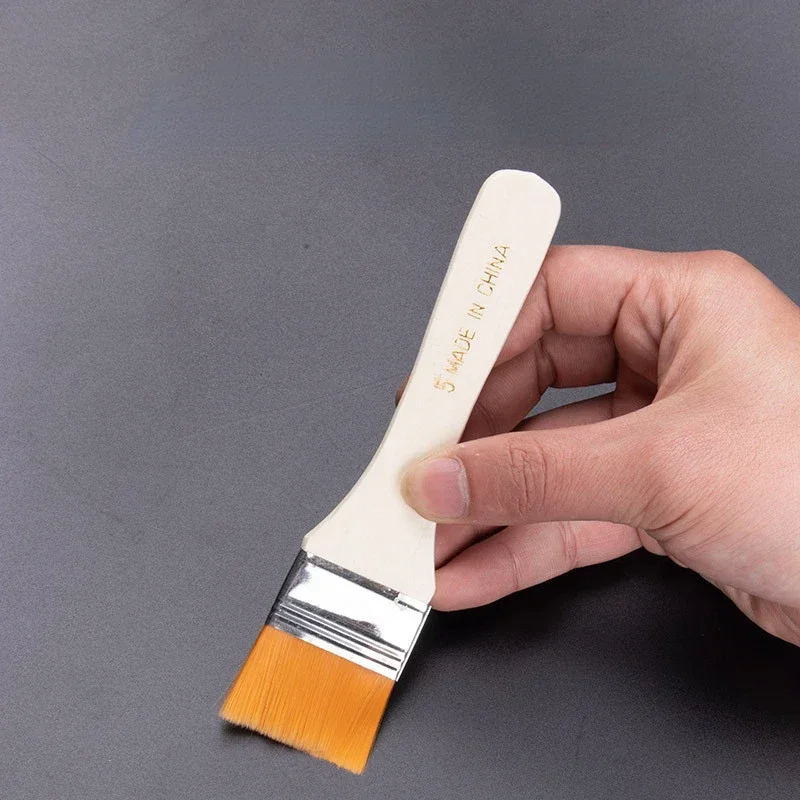 

Кисти различного размера — 10 шт. для масла, акварели, водного порошка, пропилена, акрила — школьные художественные принадлежности, нейлоновые волосы