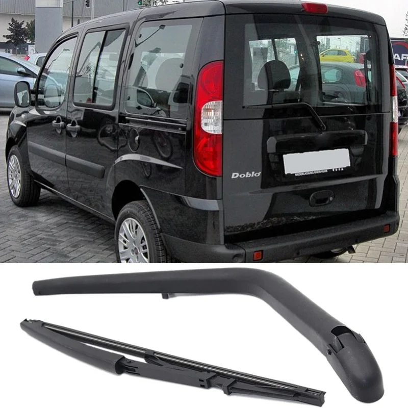 14'' Car Windscreen professional wiper blades rear wiper arm and blade For Fiat Doblo MK 1 I 223 2000 - 2010