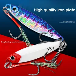 Metal Jig Fishing Lure Weights 7g~20g Trolling Hard Bait Bass Fishing Bait Tackle Trout Jigging Lure Jigs Saltwater Lures