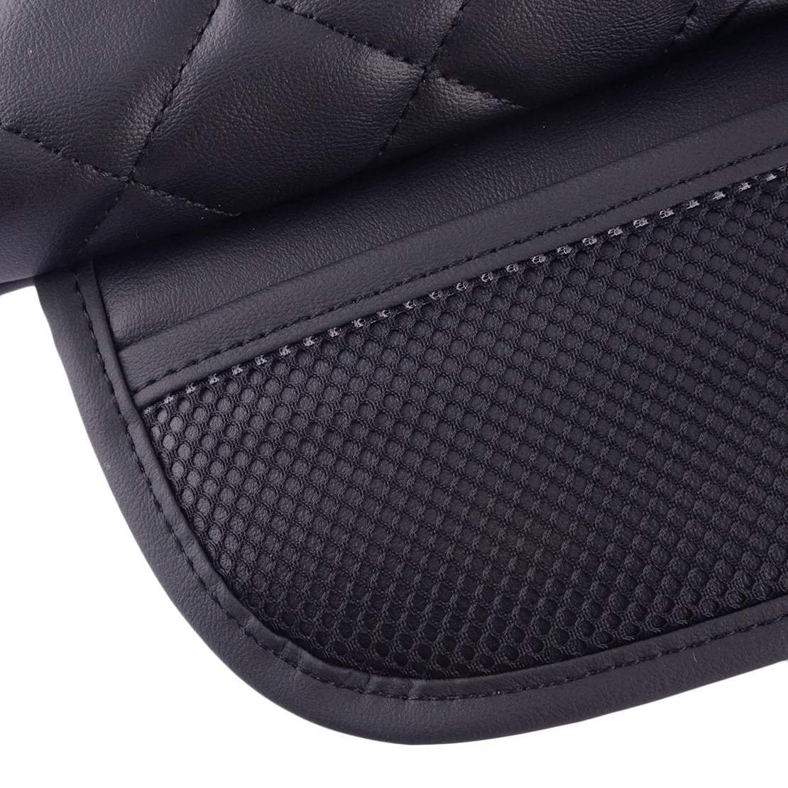 Housse de coussin repose-bras en cuir artificiel noir pour Console centrale de voiture, pour Tesla modèle 3/Y