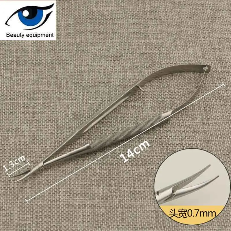 Micro needle holder surgical instrument tool holder needle thread pliers ophthalmology plastic double eyelid needle holder