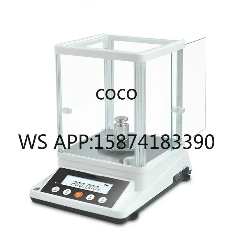 Laboratory Analytical Balance 110g / 0.001g High Precision Weighing Scale External Calibration