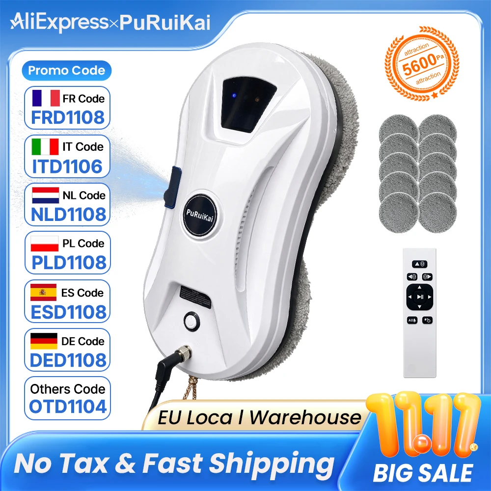 Window Cleaning Robot Automatic - PuRuikai Automatic Window Cleaning Robot, Window