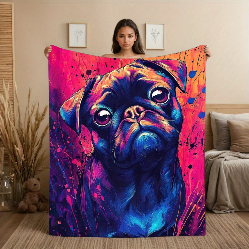 1Pc Black Pug Dog P…