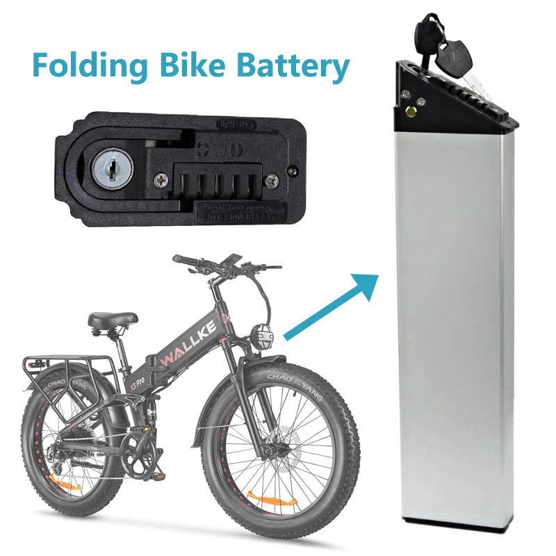 48V 36V 14Ah 10Ah 12.8Ah 13.6Ah Ebike Batteries 17.5Ah Built-in Folding Electric Bike Battery for Lankelei Samebike GORTAT HRTC