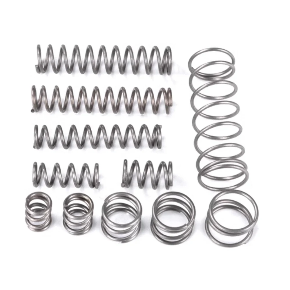 10/30/50/100Pcs Small Compression Spring steel Wire Micro Shock Absorber Spring Wire diameter 0.3mm Outer Diameter 2-5mm
