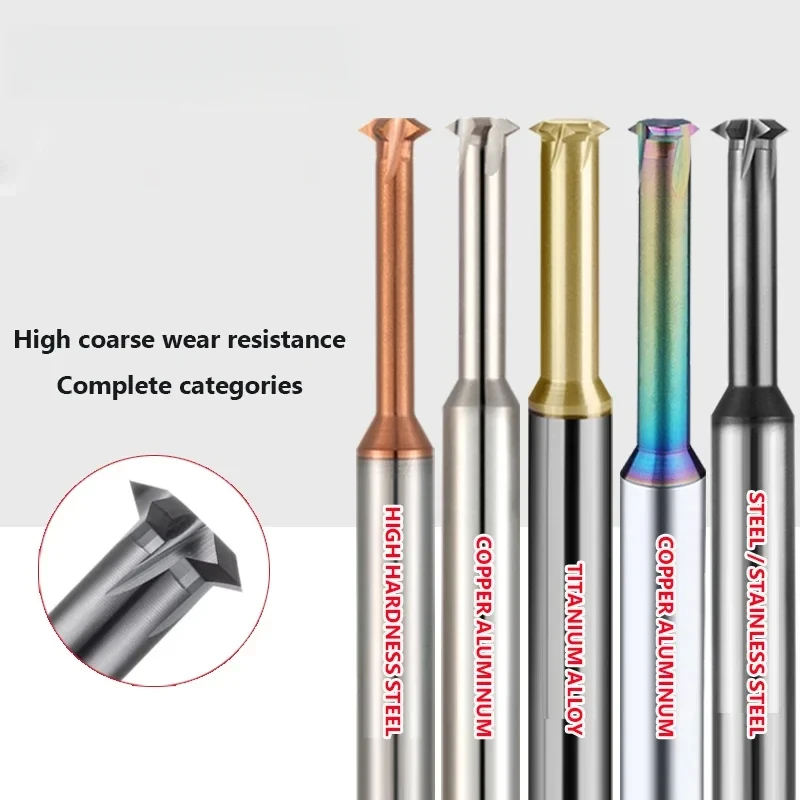 

Thread Milling Cutter 1Tooth Tungsten Carbide Steel CNC Machining Processed Steel Stainless Steel Titanium Alloy Aluminum Cutter