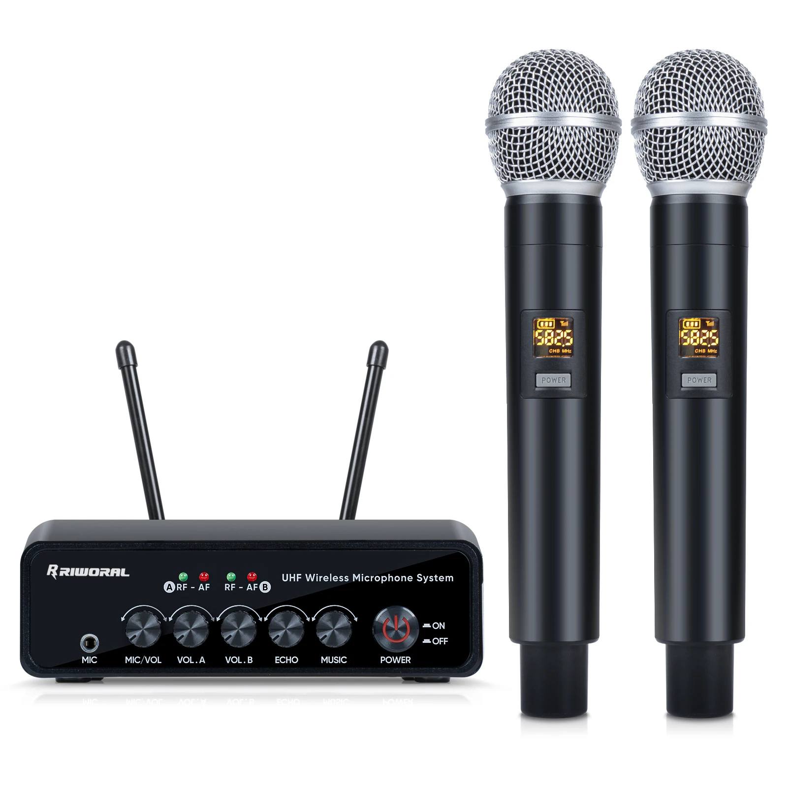 

RU700 Microfono Inalambrico Profesional Handheld UHF Wireless Microphone System