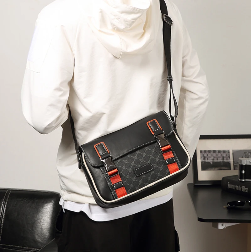 Designer Crossbody Bag Casual Messenger Bag for Men Bags Business Work Man Shoulder Bag Luxury Brand Sling Bags Leather Male Bag