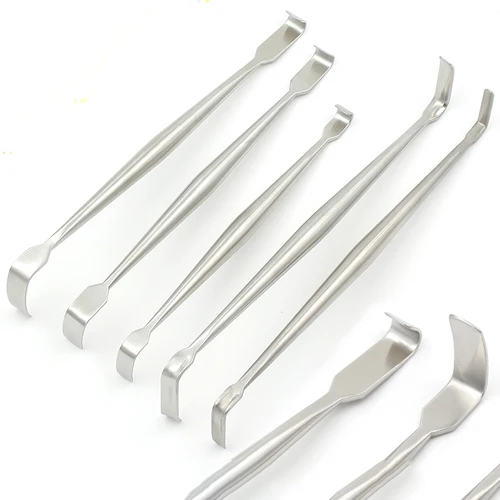 Imagen 1 del producto Retractor moldeador de nariz, Retractor de ángulo recto en forma de L, bolsa para ojos, Retractor de rastrillo de doble cabeza, instrumentos nasales, herramientas