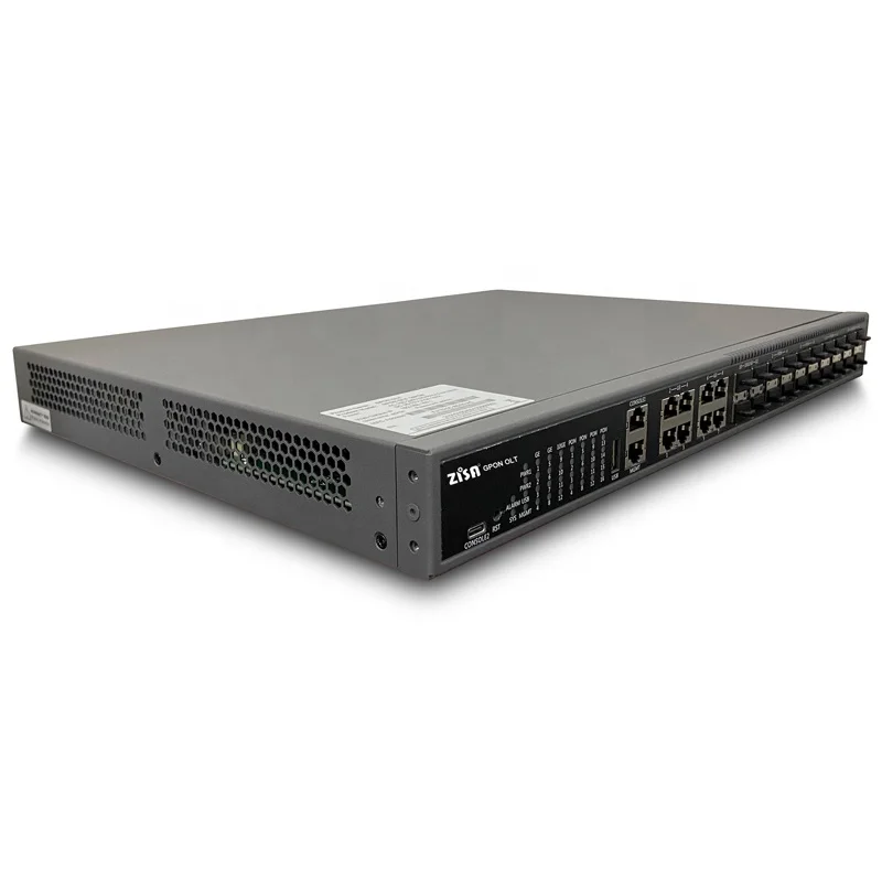 ZISA OP3616 FTTH 10 Gigabit Ethernet 16 Ports 1 U GPON OLT Compatible With Various Types of ONU in stock