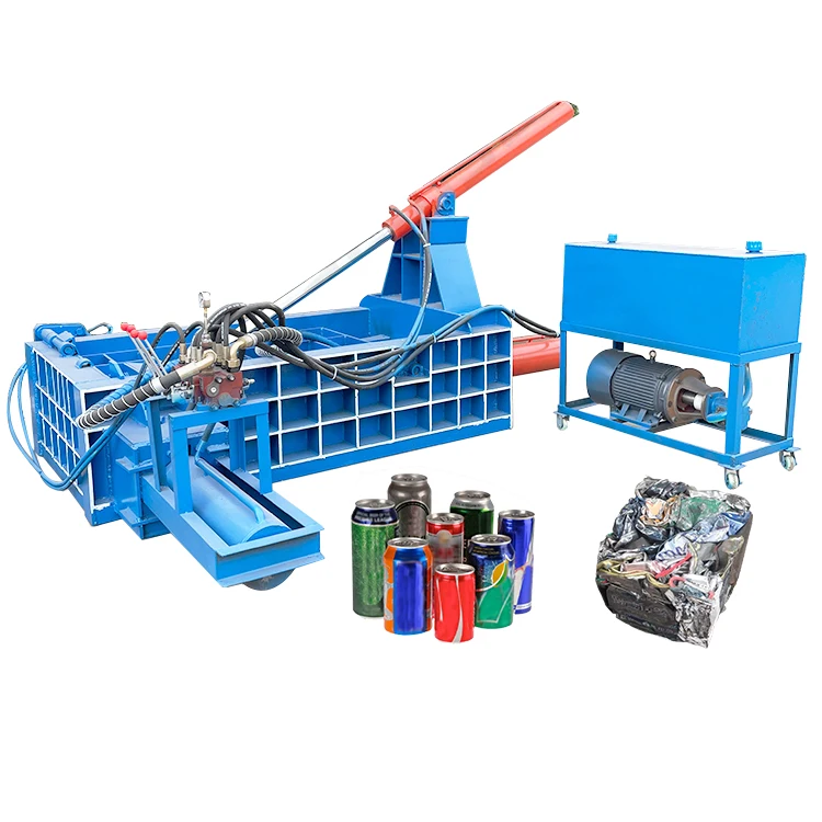 2026 SELL Late Model Portable Scrap Metal Baler 180T Horizontal Aluminum Can Baler Machine