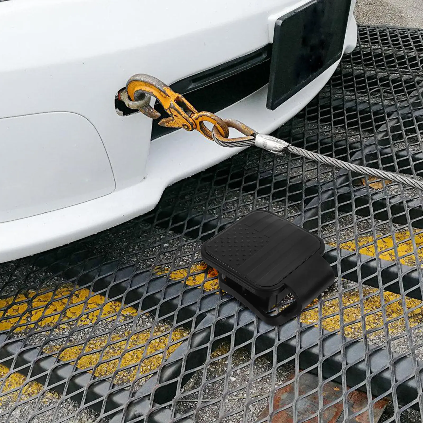 

Защитная резиновая заглушка для фаркопа с американским флагом, для 2-дюймового приемника, декоративная, для использования на улице, для автомобиля