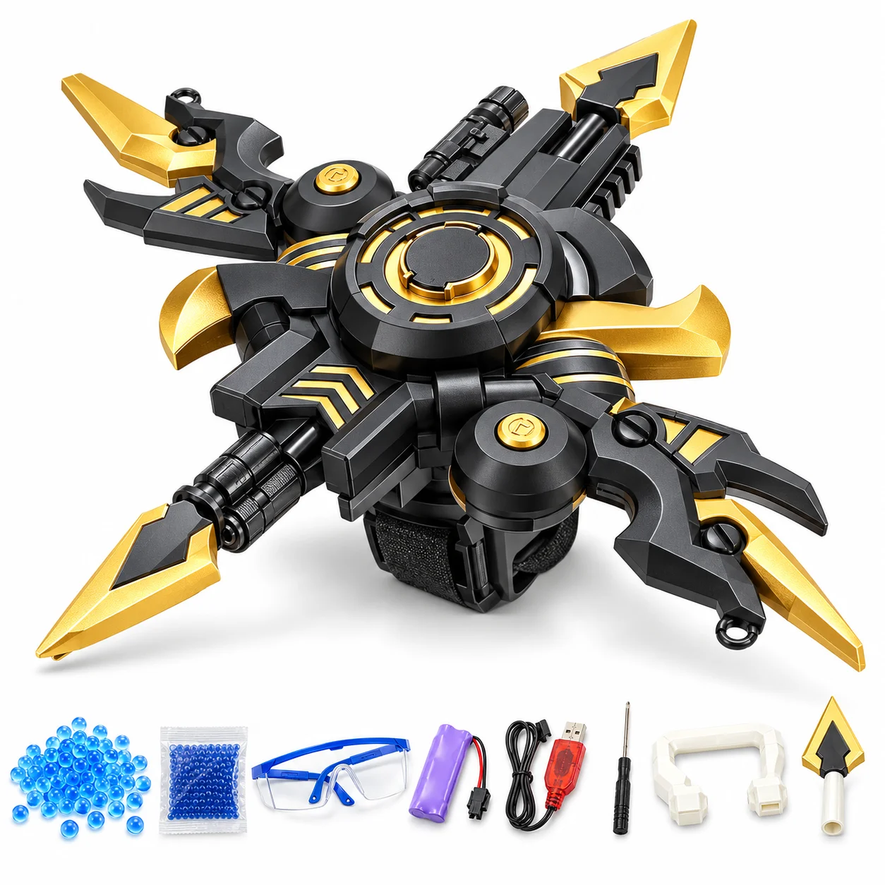Kids Transforming Bow Toy, Electric Rapid Launch Glove Set, Crystal Battle Play Gear, Wearable Wrist Gear, Birthday Gift Set
