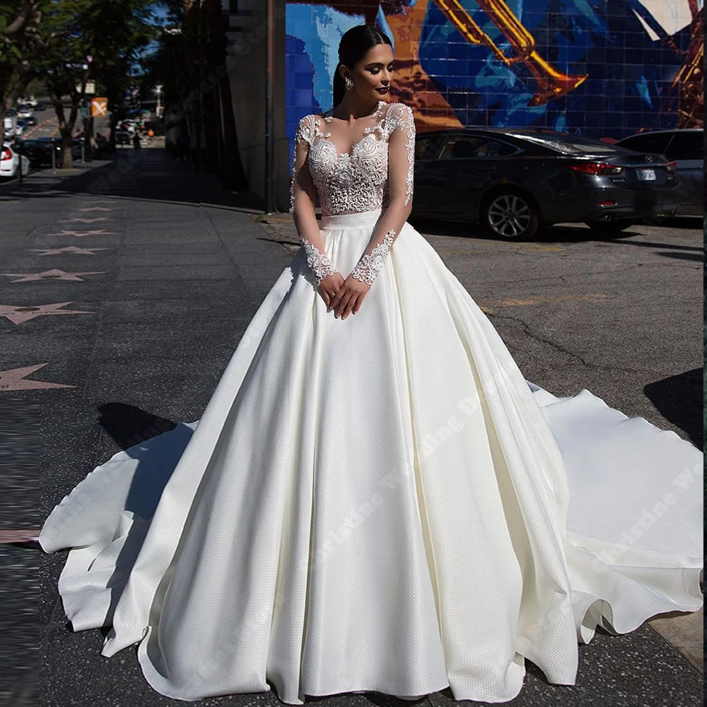 Robe de Mariée en Dentelle Imprimée pour Femme, Magnifique, Élégante, Douce, pour les Patients, Quelle que soit la Célébrité, Banquet de Fiançailles, Grande Taille