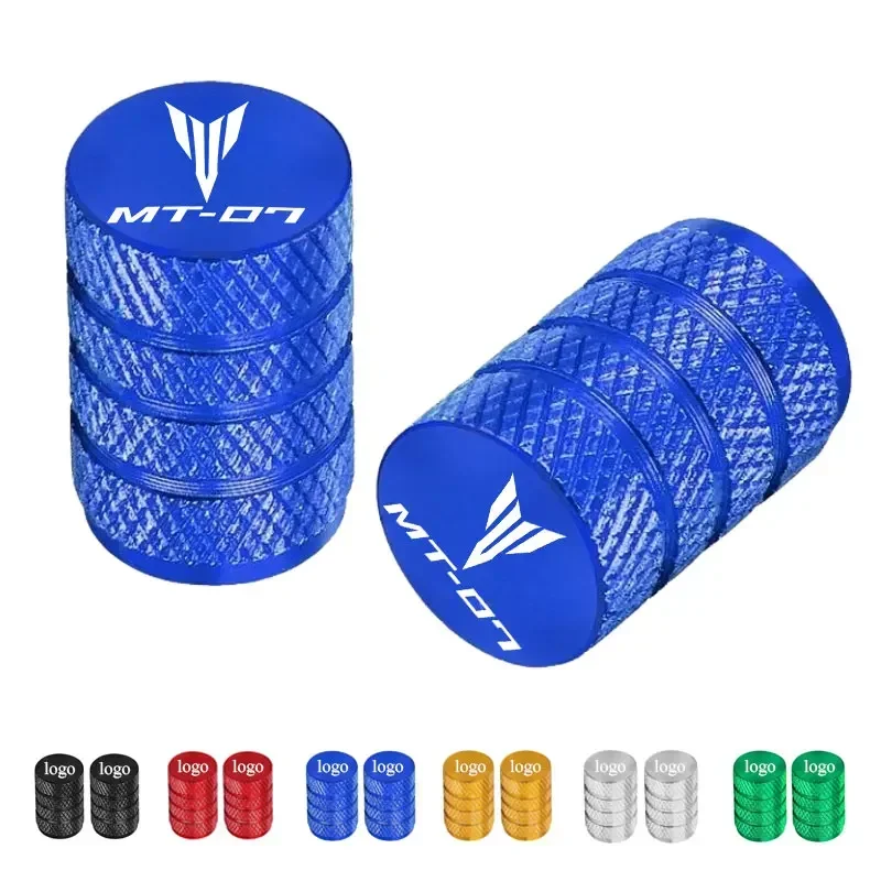 ヤマハ MT-07 MT07 mt 07 全年式 2017 2018 2019-2025 バイク用 CNC ホイール タイヤ バルブ エアポート ステムキャップ アクセサリー 2個セット