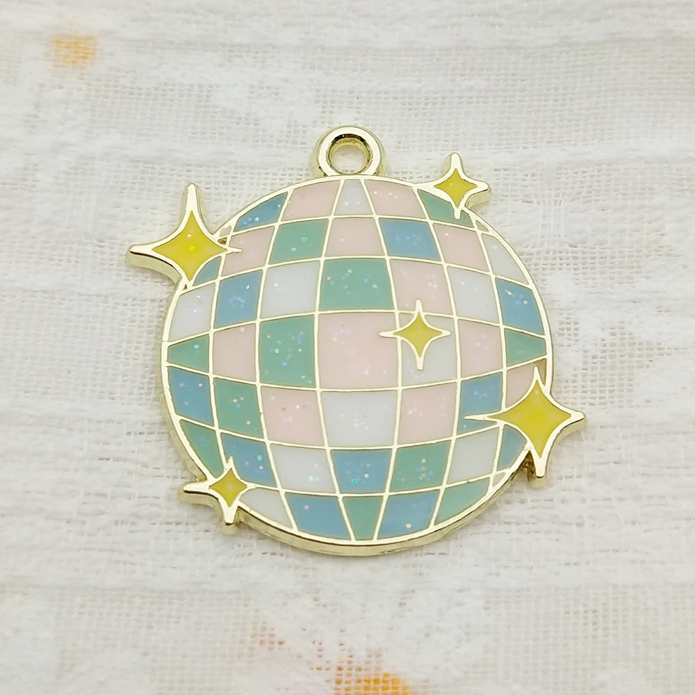 10 قطع الأفعى الكرتون سحر لصنع المجوهرات القرط الهاتف المفاتيح سوار قلادة diy الاكسسوارات سبائك معدنية مطلية بالذهب #4