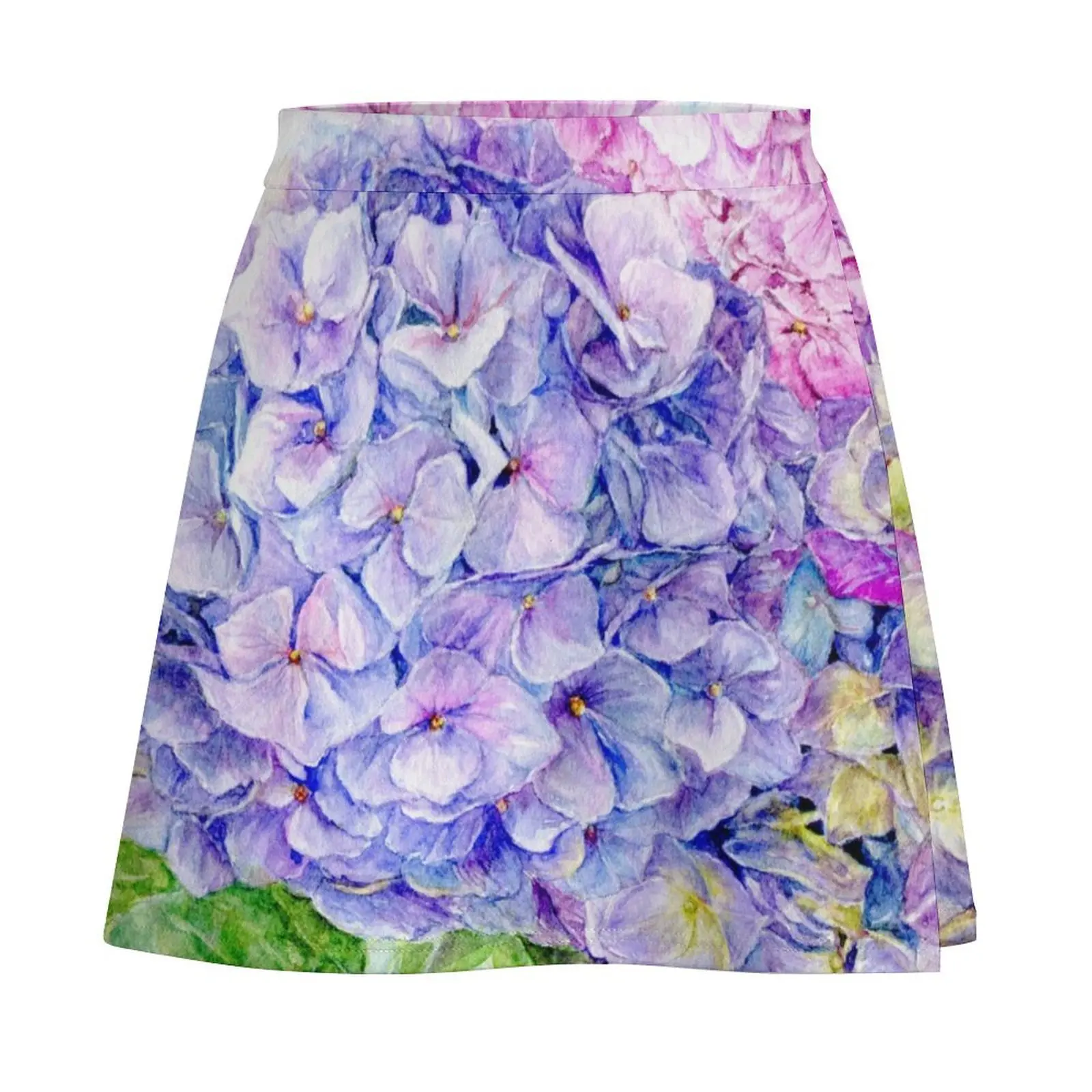 Hydrangea Dream Mini Skirt dress women summer luxury women's skirt elegant skirts for women Mini Skirt