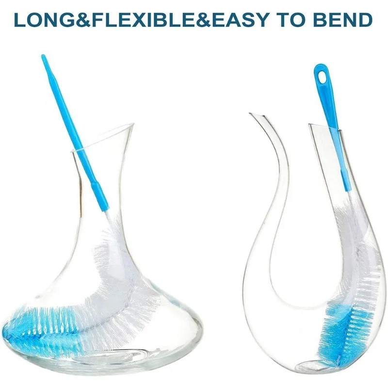 7 قطعة/المجموعة فرشاة الإسفنج دوران الطفل هوة كوب الحلمة تنظيف فرش مجموعة يده الطفل زجاجة تستخدم في الرضاعة أدوات تنظيف