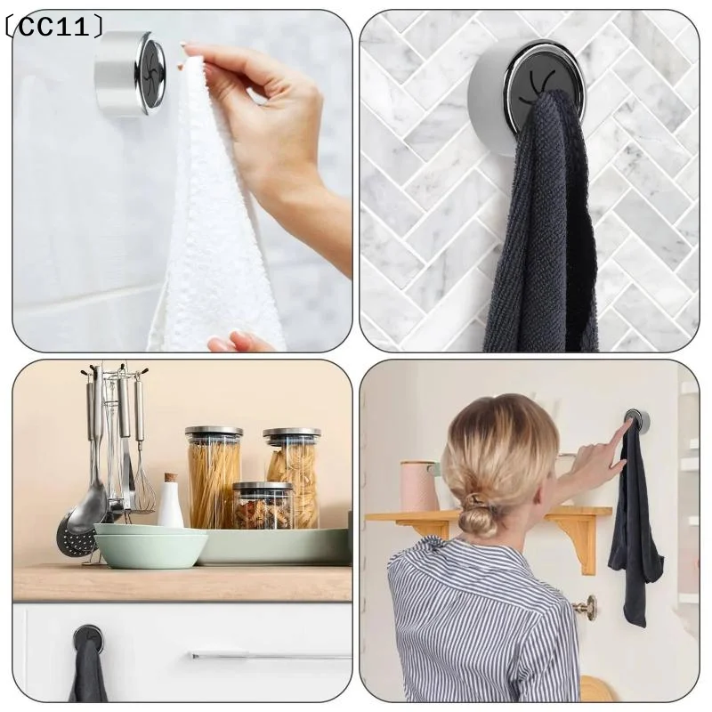 1PCS Non Punching Dishwashing Cloth Storage Clip Dishcloth Clip Kitchen  Gloves Hook Towel Rack Hole Clip Wall Hanging〔CC11〕