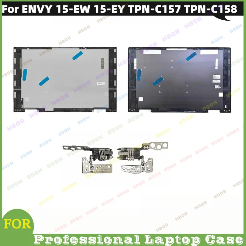 #BDBH New For ENVY 15-EW 15-EY TPN-C157 TPN-C158 LCD Back Cover Top Case Front Bezel N09645-001 N09644-001