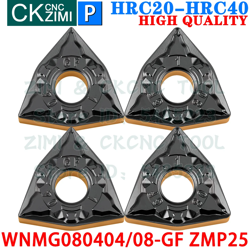 

WNMG080404-GF WNMG080408-GF ZMP25 Carbide Inserts External Turning Inserts Tools WNMG 0804 CNC Metal Lathe Cutter Tools steel