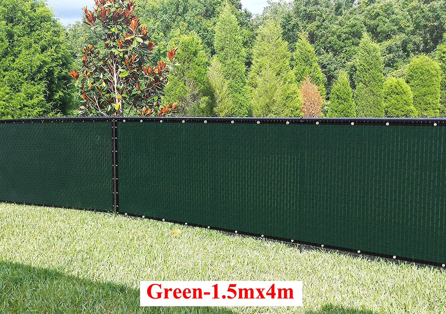 Grau Zaun Privatsphäre Screen Windschutz-Heavy Duty Fechten Mesh Schatten Net Abdeckung für Wand Garten Hof Hinterhof-Zip krawatten Enthalten – Detail 20
