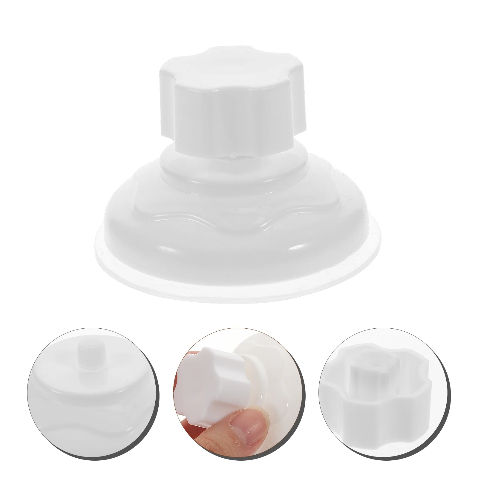 6 Pcs Suction Cup Accessories Knob Sucker Birds Perch Heavy Duty Cups Glass Cat Hammock Supplies Abs Plastic Fish Tank