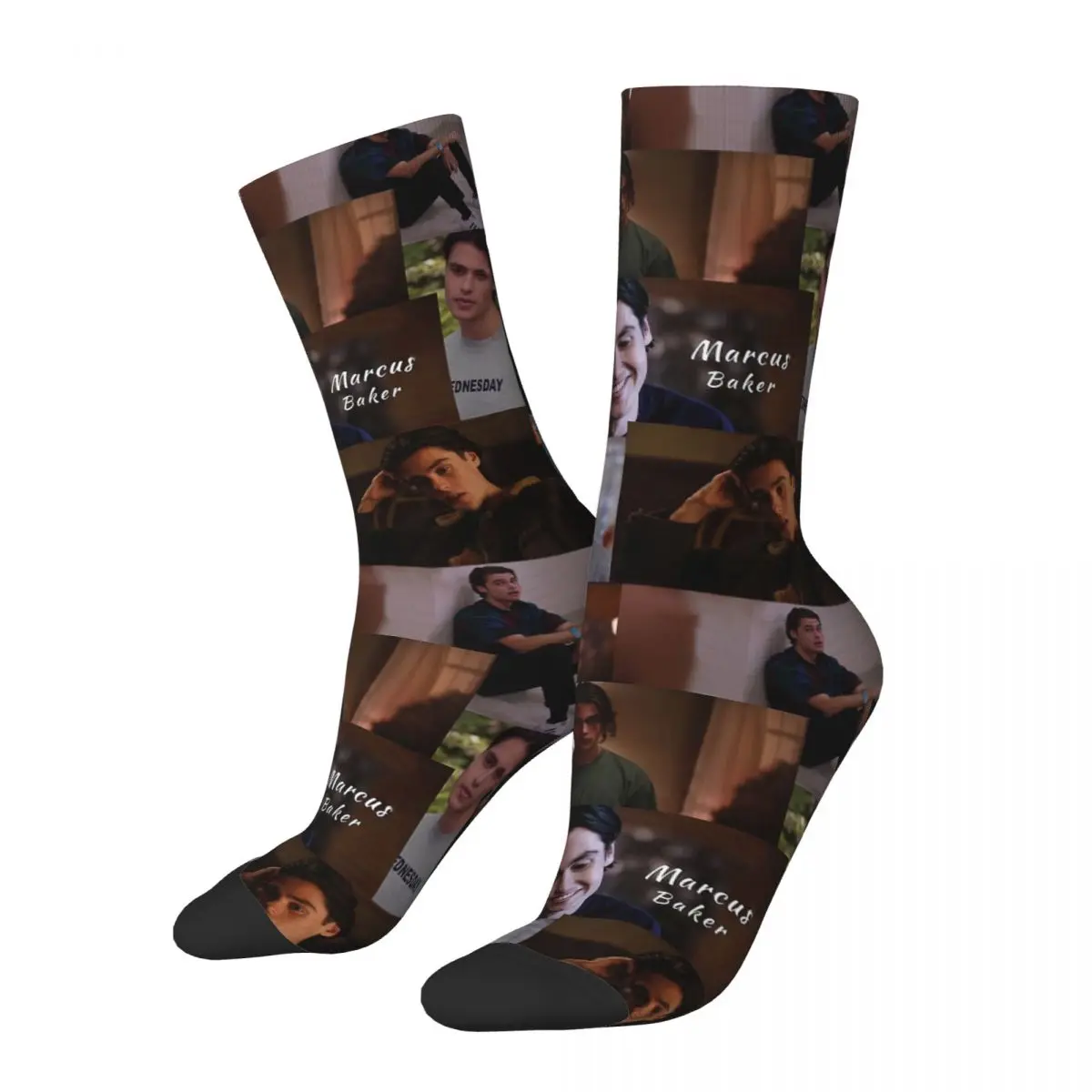 Crazy Sock for Men Marcus Baker From Ginny And Georgia Hip Hop The Summer I Turned Pretty Happy Graduation Season Boys Crew Sock