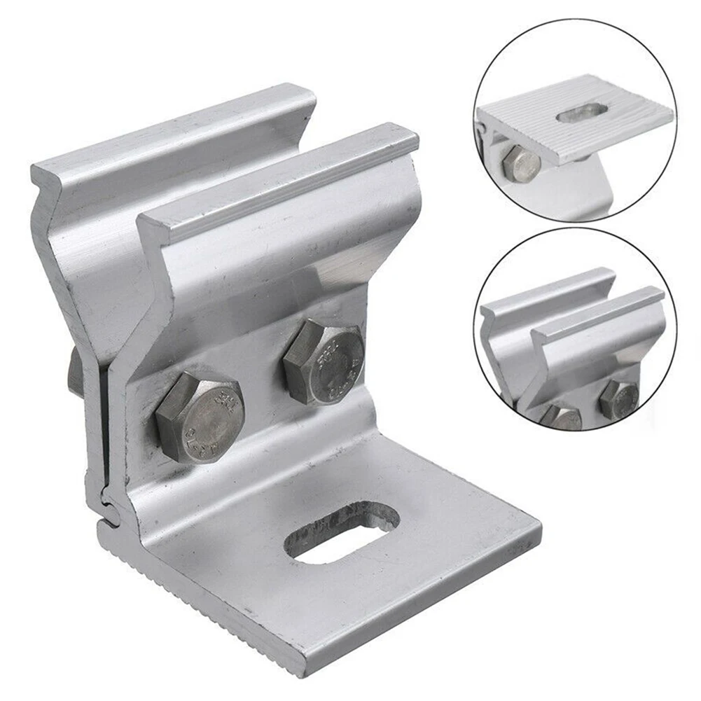 Clear Mill Finish On The RV House And Boat Solar Panel Mounting Bracket Clear Mill Finish Photovoltaic Fixture