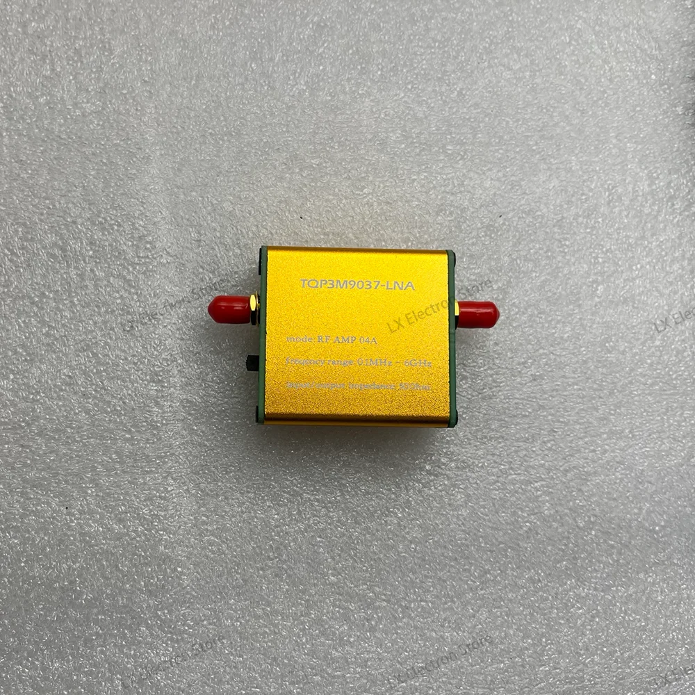 

1pcs High-linearity ultra-low-noise gain block amplifier radio signal booster 100k-6GHz full-band low noise