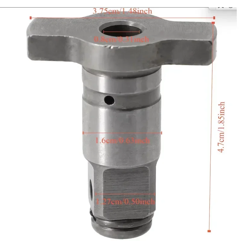 1/2'' 16mm Spindle Anvil Shaft W/ Bushing Electric Impact Wrench for Worx Parkside Screwdriver Modification Tools Nilfisk 22mm