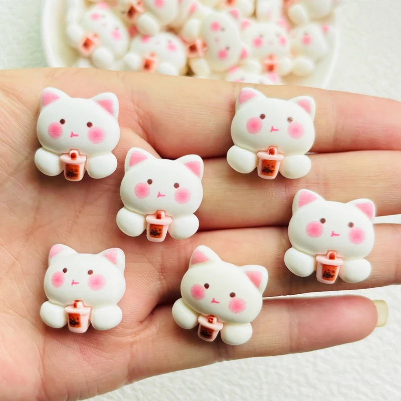 10 Pcs New Lovely Cartoon Animal Little Bear Resin Scrapbook Diy Jewellery Hairpin Pendant Accessories Decorate