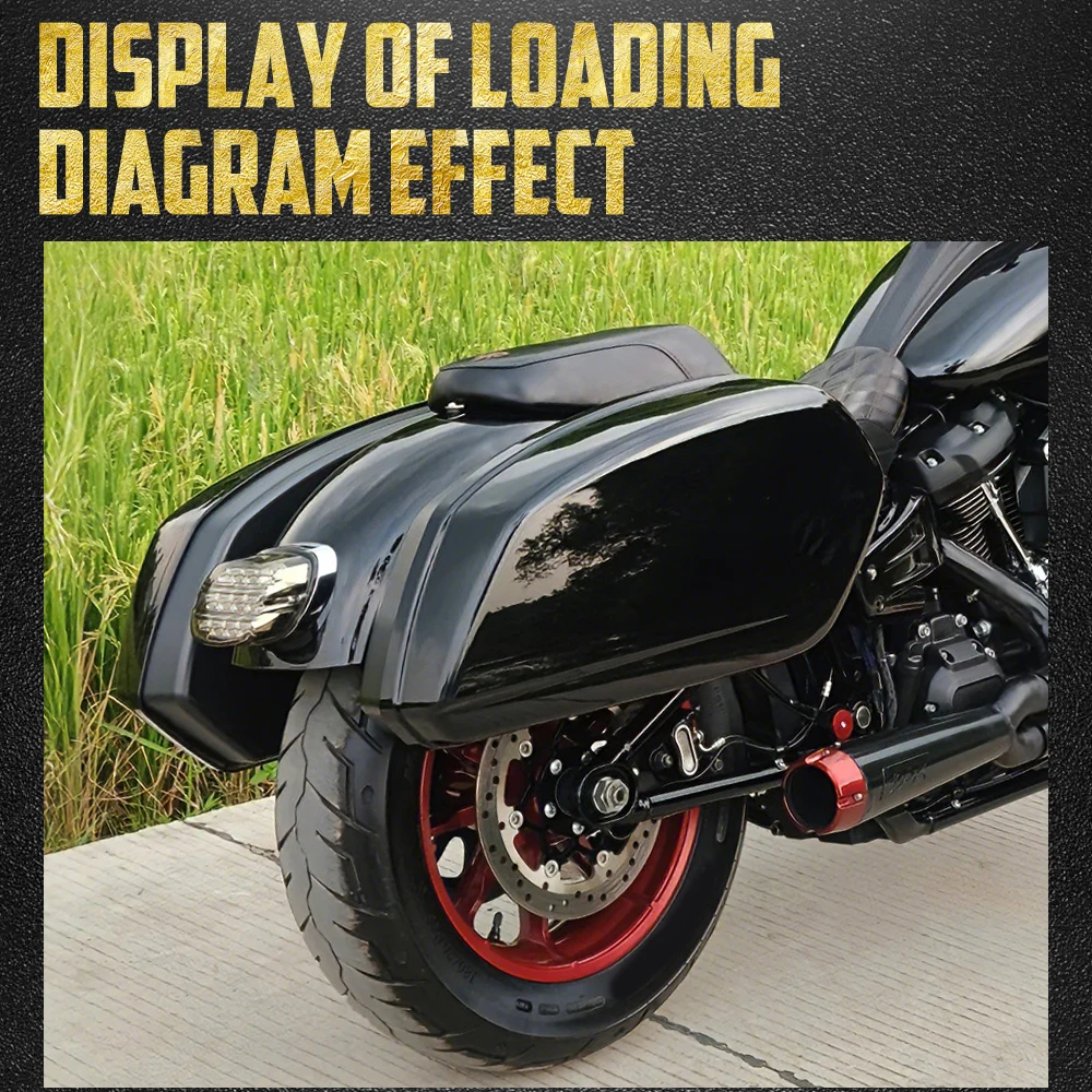 Motorcycle Hard Saddlebags Docking Kits Luggage Box For Harley Low Rider ST FXLRST FXLRS Softail Street Bob FXBBS Standard 18-24