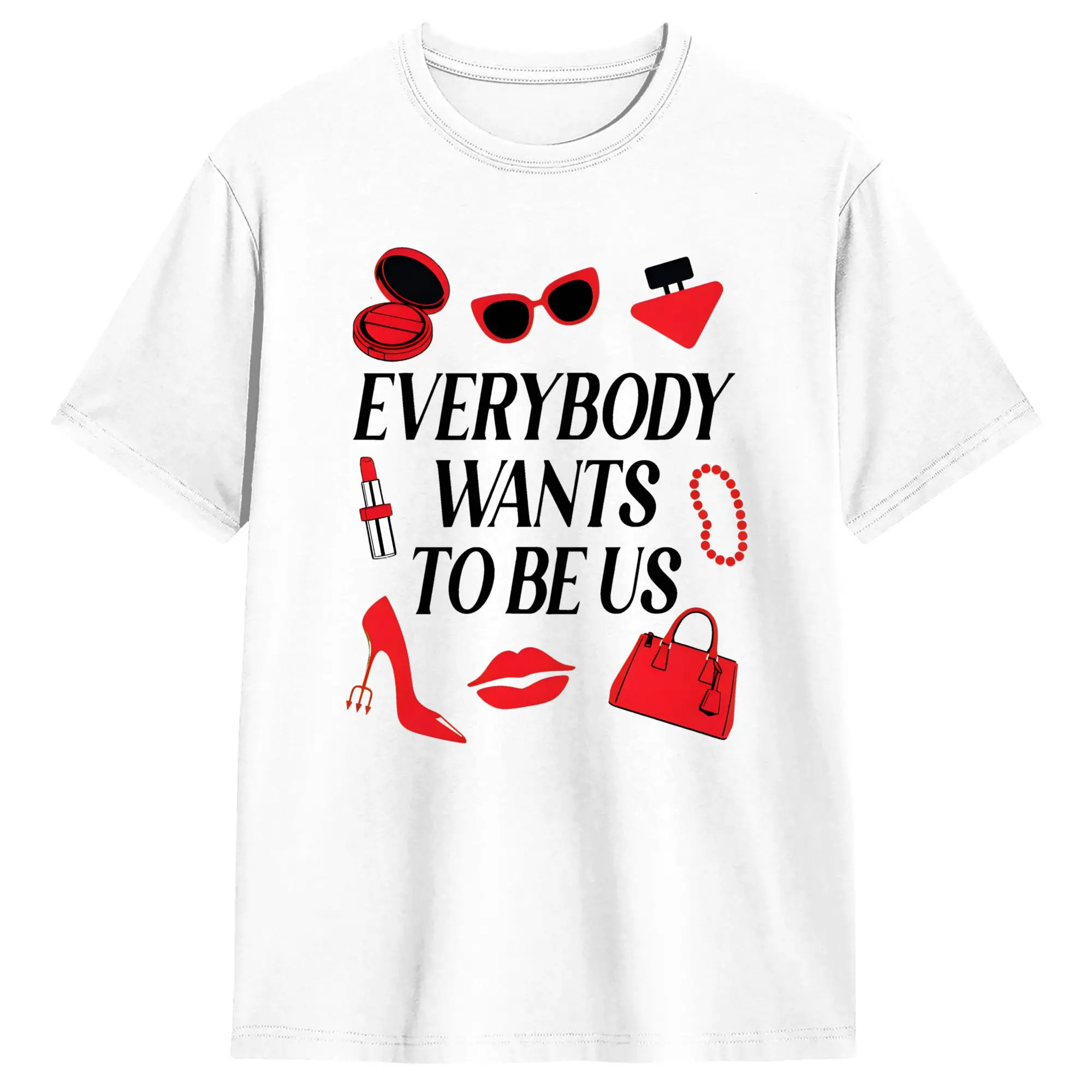 The Devil Wears Pradad To Be Us Movie Gifts T-Shirt Men  Y2K Basic T Shirts Summer O-Neck Hipster Tees Hot Sale Oversize Clothes