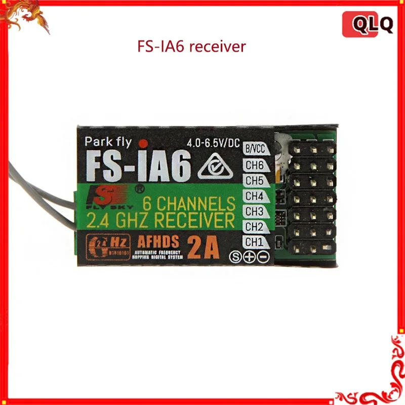 Fuji Fs I6 Six Channel Remote Control Receiver Ia6 2.4g Receiving Aircraft Multi Axis Fixed Wing Model Aircraft Receiver