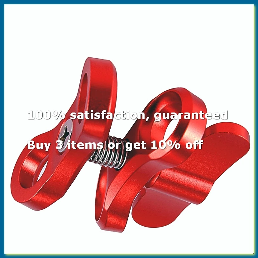 Camera Accessory Diving Lights Ball Butterfly Clip Arm Clamp Mount Aluminum For Hero 3+/4/5 Gitup SJ6000 Camera Red-A56M