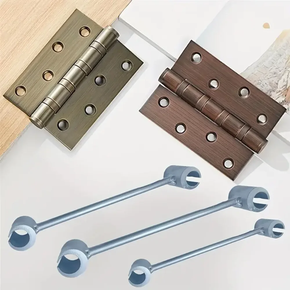 

Double Head Door Hinge Repair Spanner Labor Saving Wrench For Home Hinge Gaps Repair Tools Set Hinge Gaps Adjusting Wrench