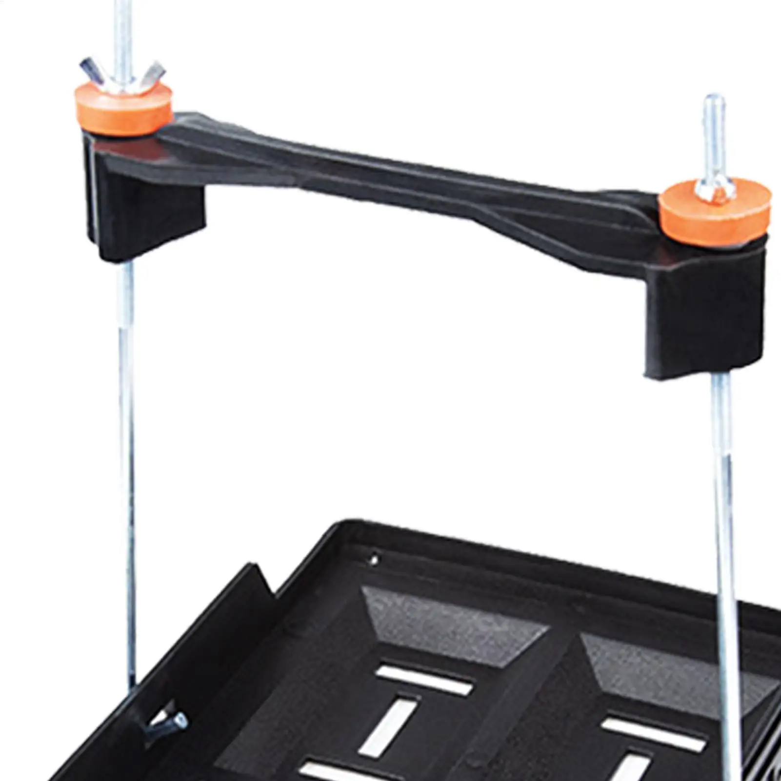 

Battery Tray Bracket Adjustable Clamping Holder Battery Mounting Tray Base For Automotive Truck Trailer RV Boat Marine