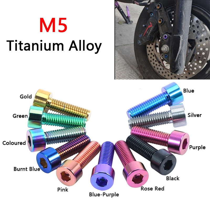 1Pcs M5 Titanium Al…