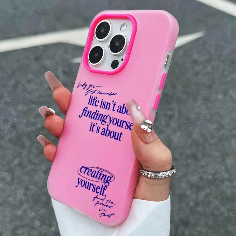 Blue Motivational English Design Phone Case For iPhone 17 Air 16 15 14 13 12 11 Pro Max XS X XR 7 8 Plus 16E 17E 2-In-1 Cover - view 5