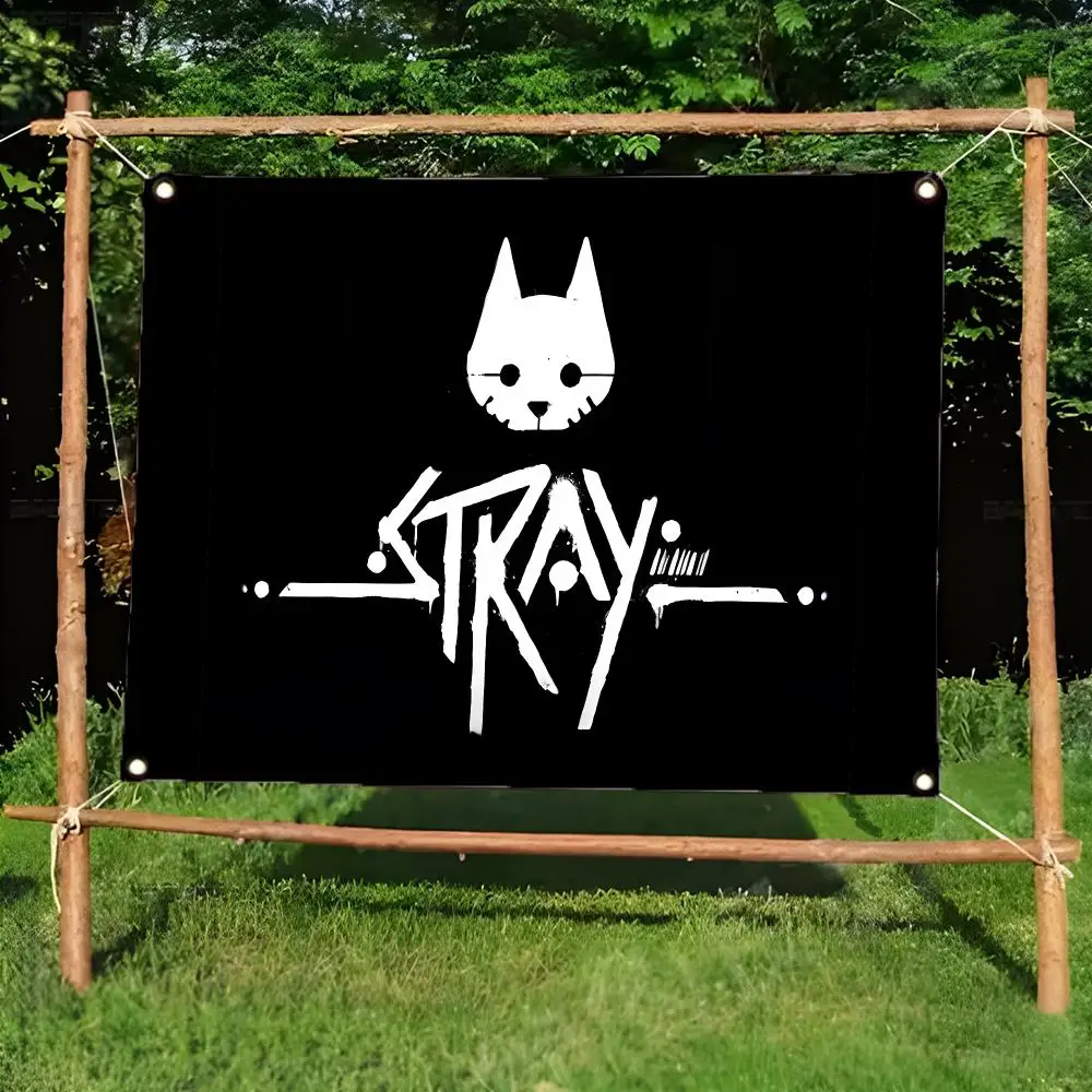 game adventure Stray Flags Daily four ring borderless design indoor outdoor decor easy hang install