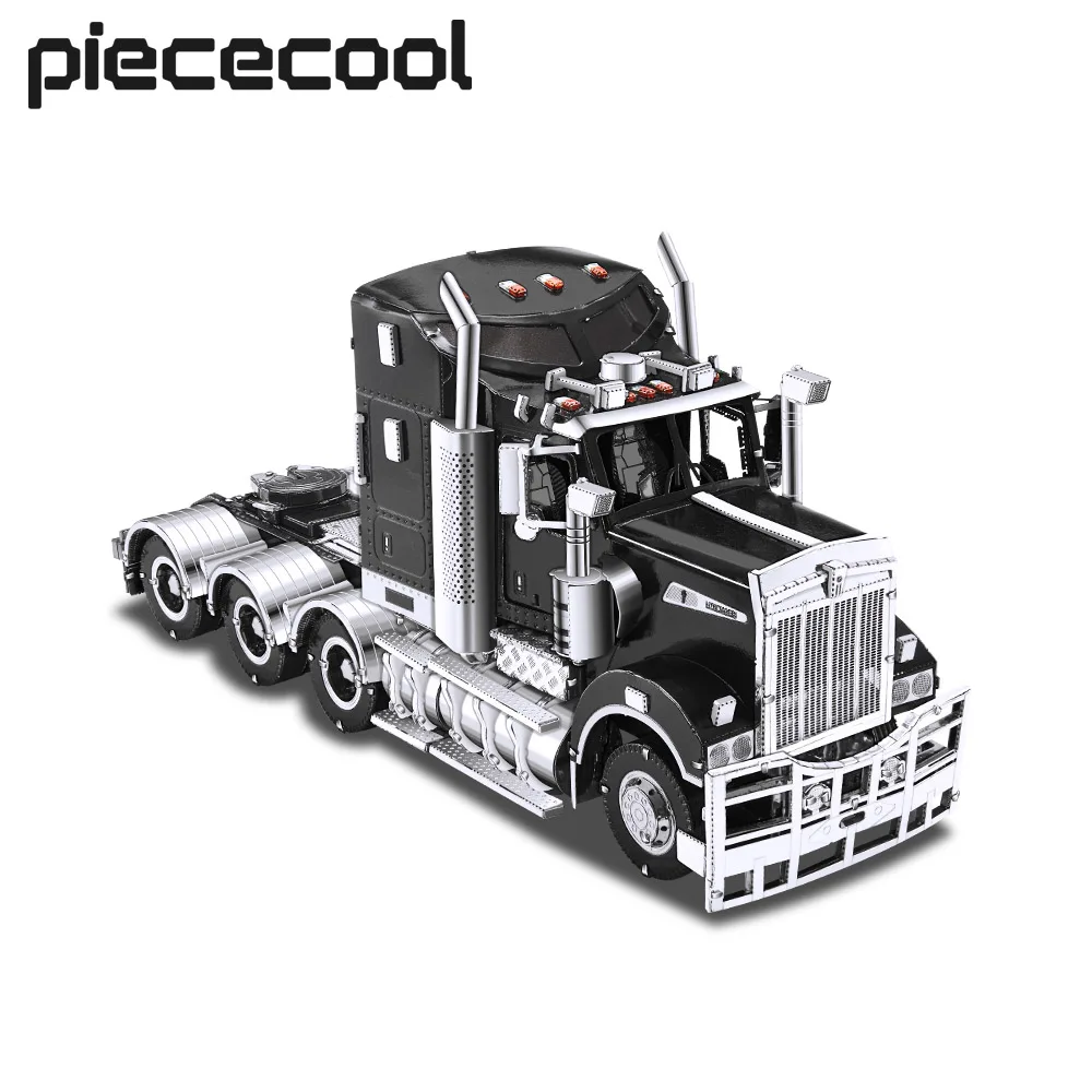 

Piececool 3D Metal Puzzles Trucks Model Assembly DIY Car Education Toys Model Kit Tabletop Decoration Birthday Gifts for A