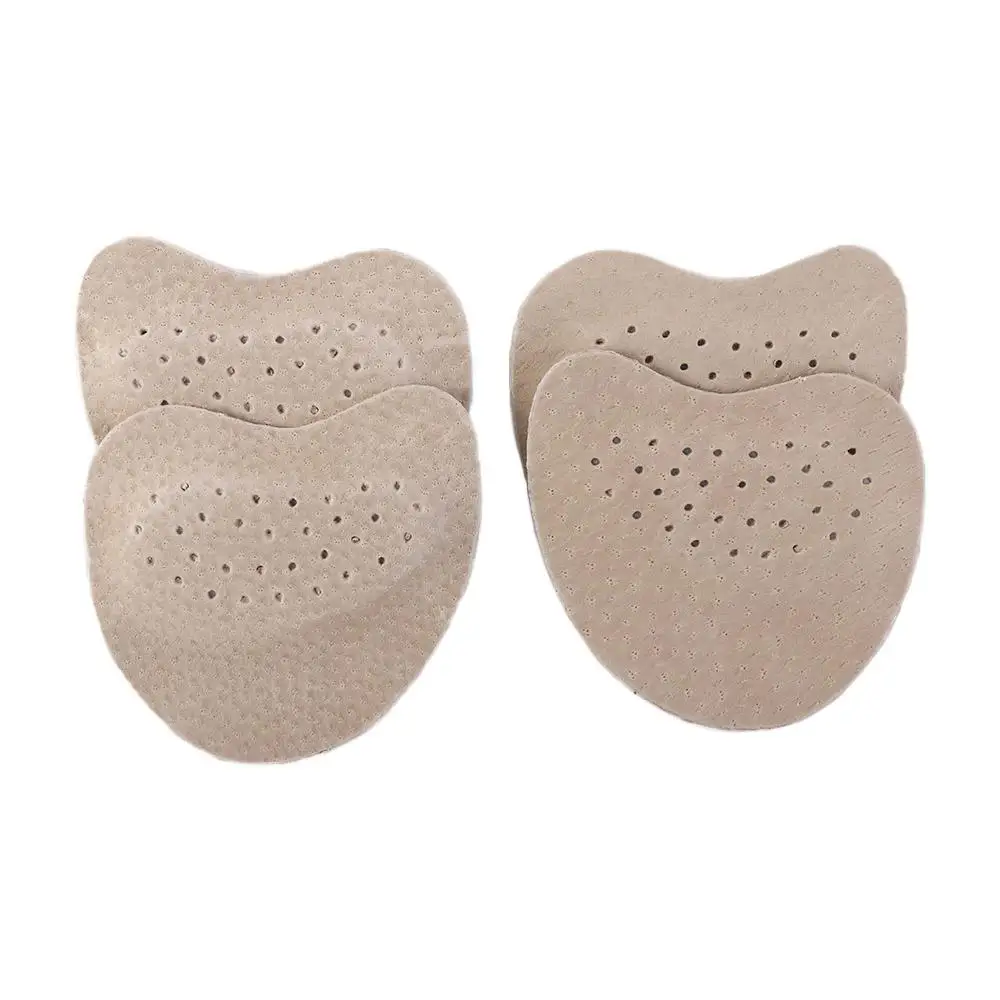 Orthopädische Half Yard Einlegesohlen High Heel Schuhe Komfort Polsterung Fußgewölbe Pad Leder Massage Einlegesohlen Vorfuß Pads Heels Patch