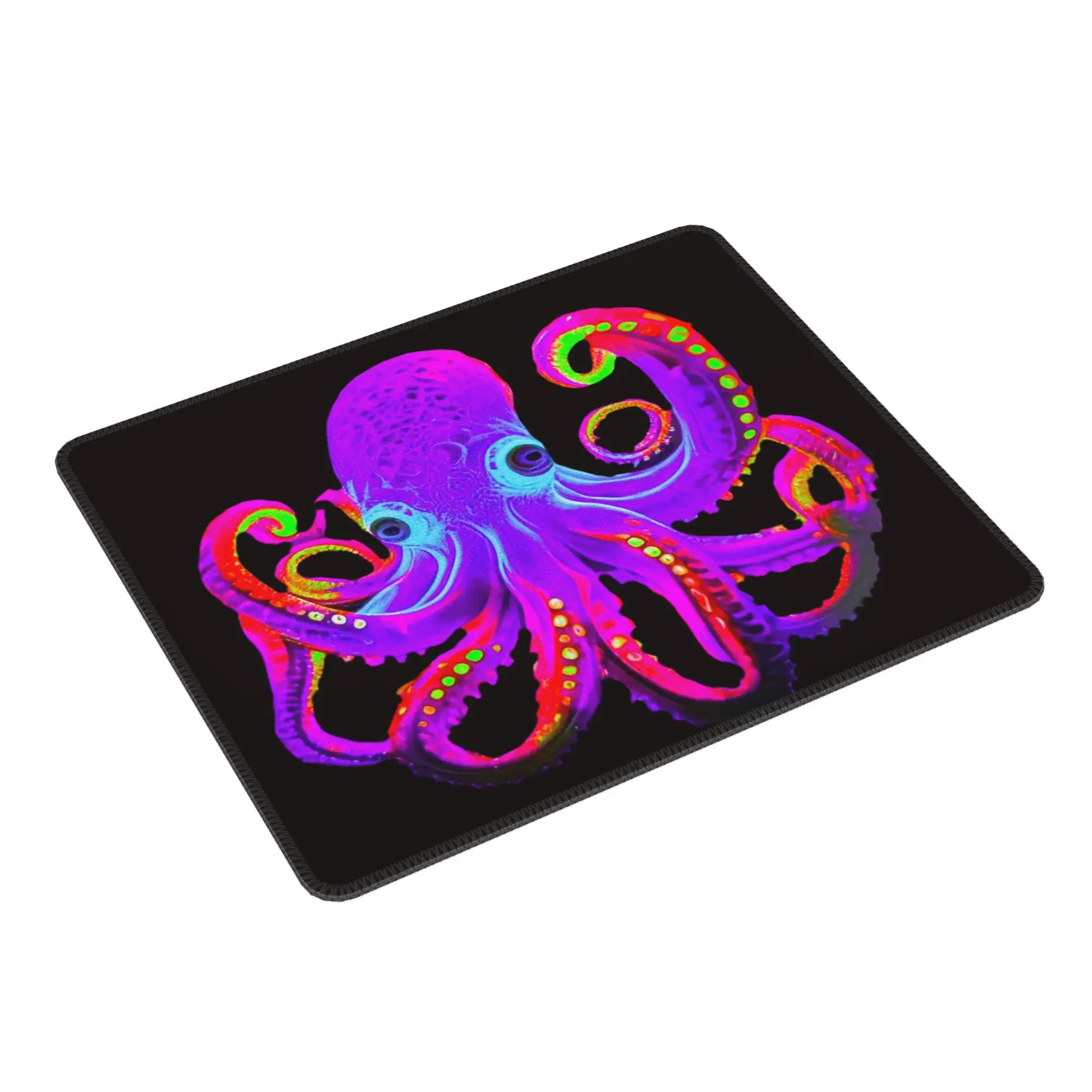 

Neon Octopus Cthulhu Monster Mouse Pad Computer Keyboard Mouse Mat Gamer PC Laptop Desk Mat Office Table Mats