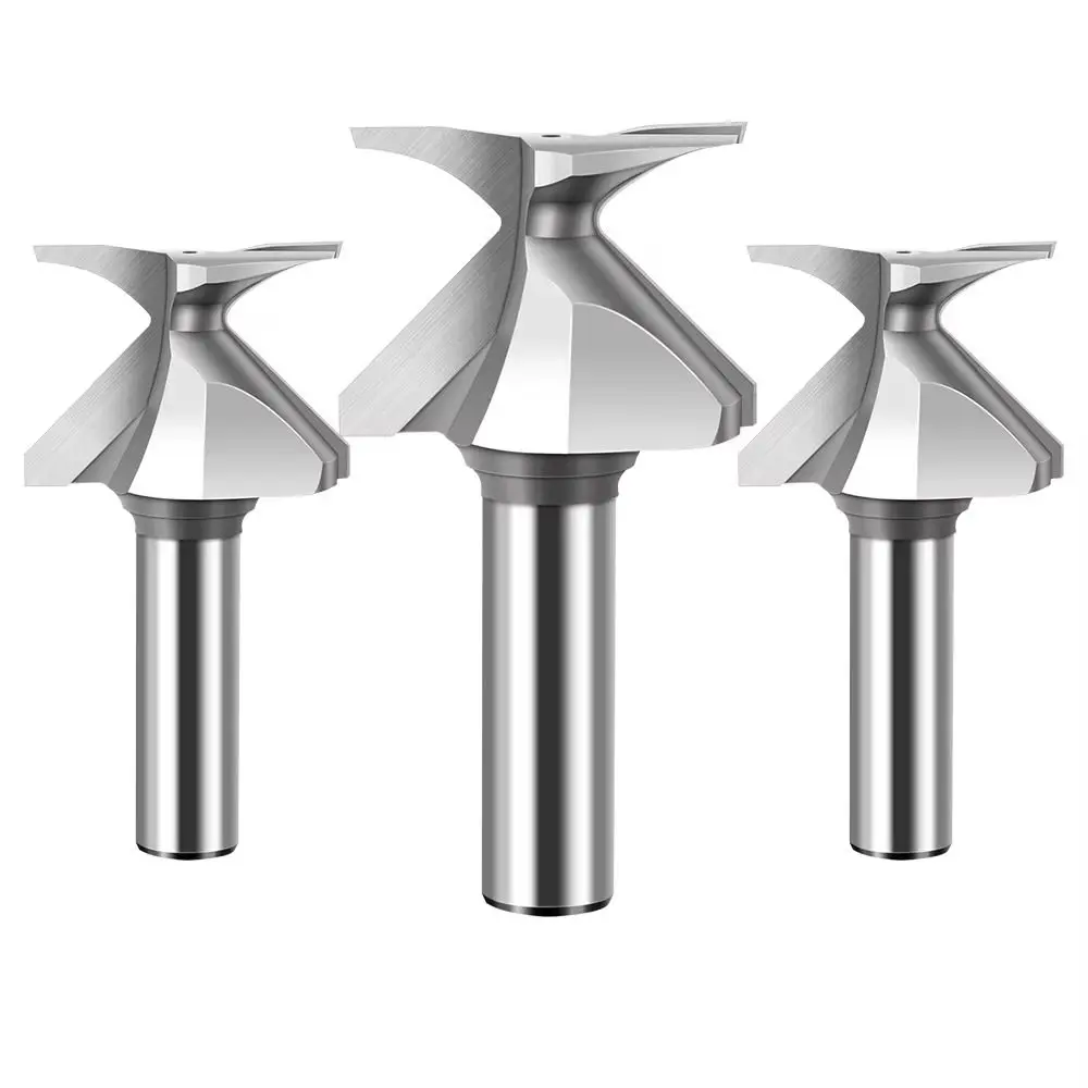 R10/R18/30/50 Arc Bending Integrated Cutter 1/2 Inch Shank High Precision Arc Bending Cutter Woodwork Tools Professional