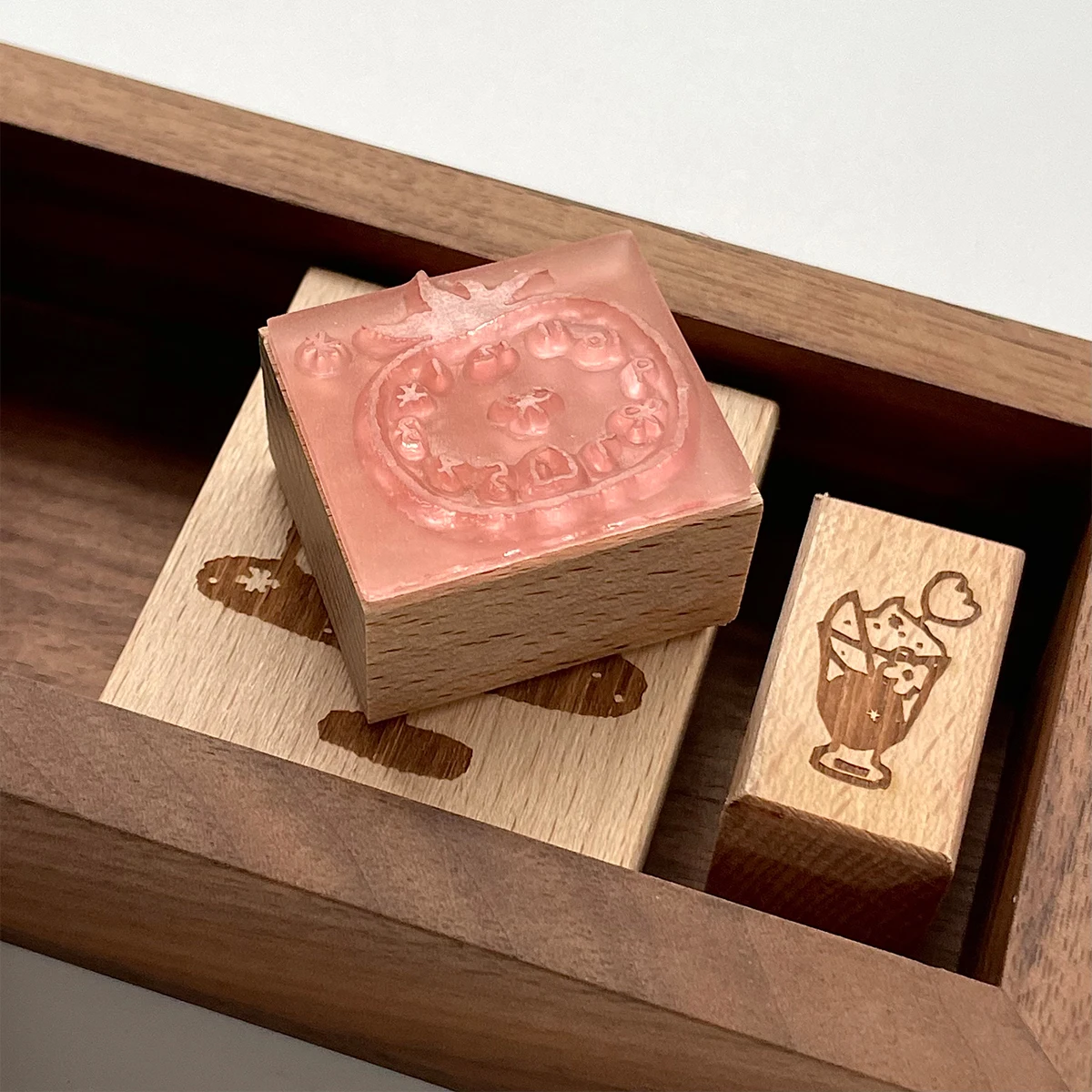 طوابع وظيفية ختم الخط الزمني ديكور لتقوم بها بنفسك سكرابوكينغ خشب الزان طوابع خشبية للمخططين المجلات نمط صغير عتيق