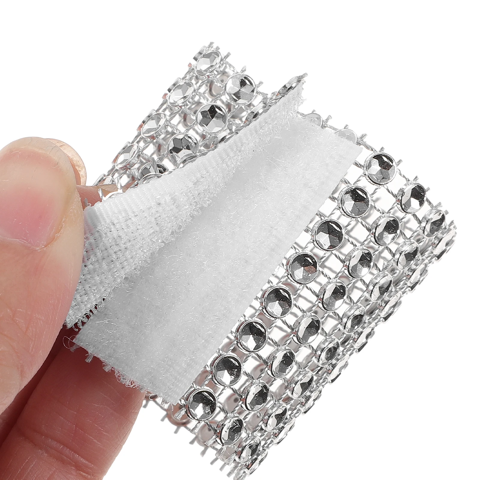 

60pcs Napkin 8 Row Rhinestone Green Crystal Serviette Holders For Wedding Party Dinner Serviette Rings Table Decoration