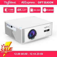 ThundeaL TD95W Projector 4K Video Full HD 1080P Android WiFi 2G 32G TD95 Home Theater Meeting Movie Game Portable Beam Projector