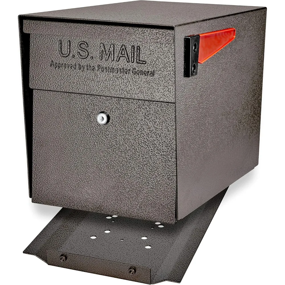 7108 Security, Bronze Curbside Locking Mailbox,Medium